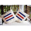 Coussin décoratif intérieur / extérieur à motif de lettre C Nantucket-1287891545