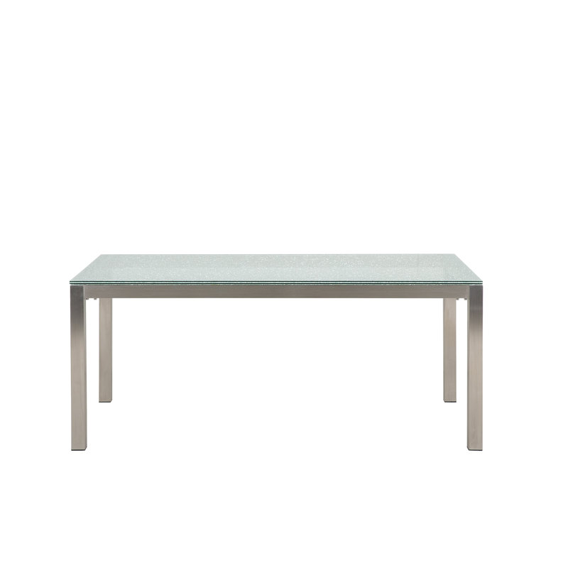 Lothen Rectangular Metal Outdoor Dining Table , 180cm cm W 90cm cm D