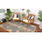 Barnesville Geometric Machine Made Power Loom Polypropylene Indoor / Outdoor Area Rug in Multi/Blue/Brown/Orange/Green-424066037