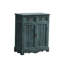 Banc de rangement pour chaussures en bois massif bleu foncé-222268531
