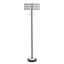 Lampe sur pied Royce - Zammel - abat-jour blanc