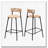 Handwoven Paper Rope Bar Stools