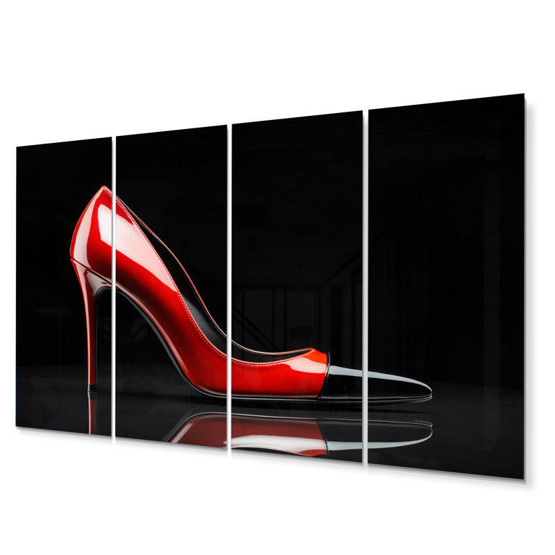 Fashion High Heels Sleek Silhouette II - Ensemble de décoration murale Fashion