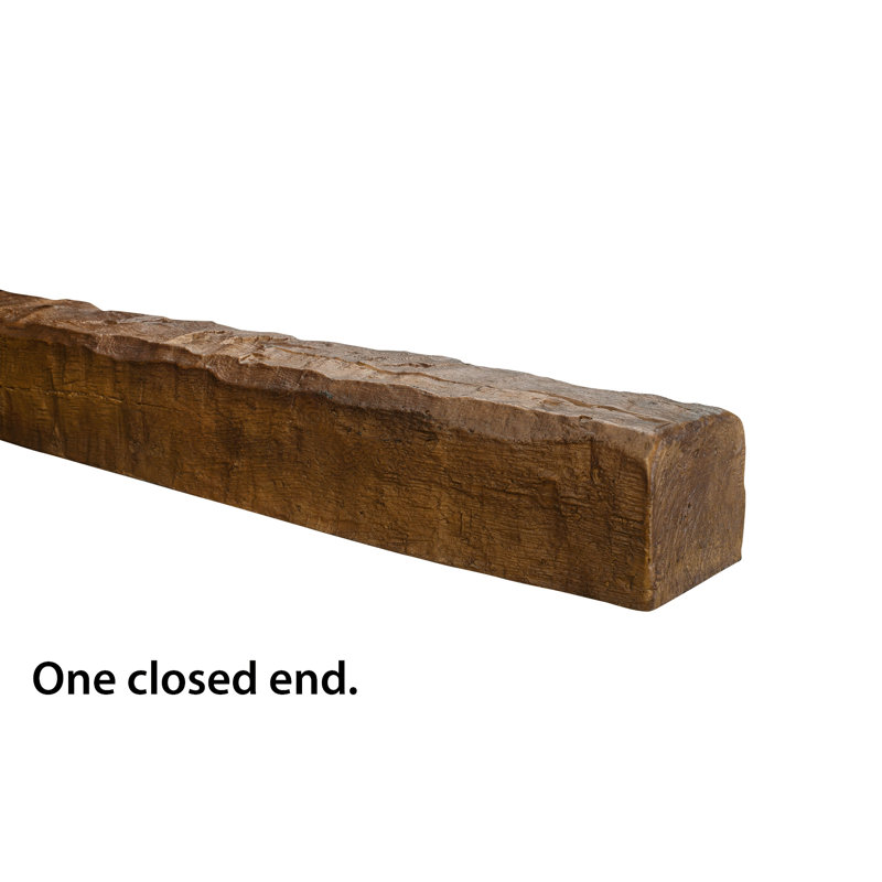 13' Medium Oak Hand Hewn Faux Wood Beam