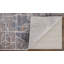 Tapis bleu / orange tissé à la machine Cainsville-1794117081