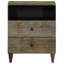 50cm W Metal Bedside Table