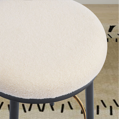 Ensemble de 2 tabourets de comptoir modernes