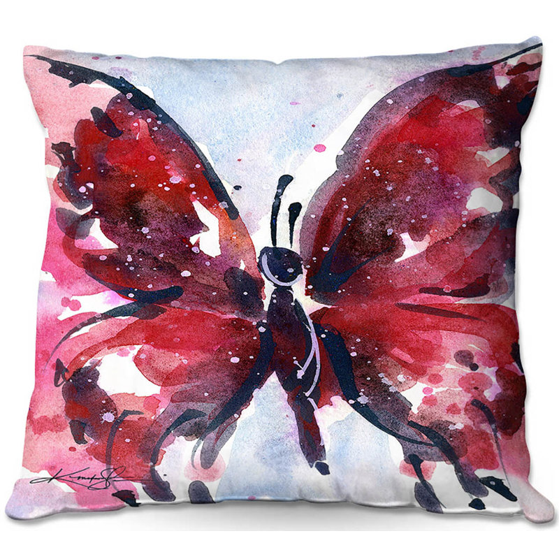  Coussin Couch Butterfly Delight, 16 po x 1 po