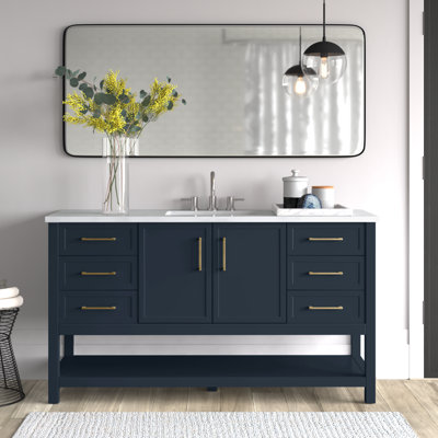 Vicini 60" Single Bathroom Vanity Set
