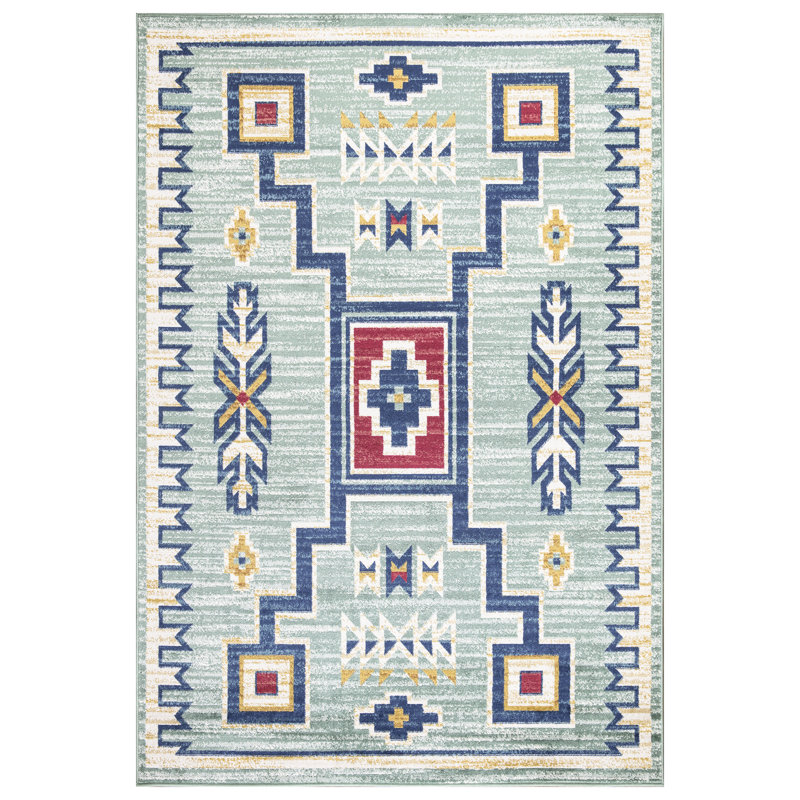 Mallorca Aztec Area Rug, Rectangle 160 x 230cm