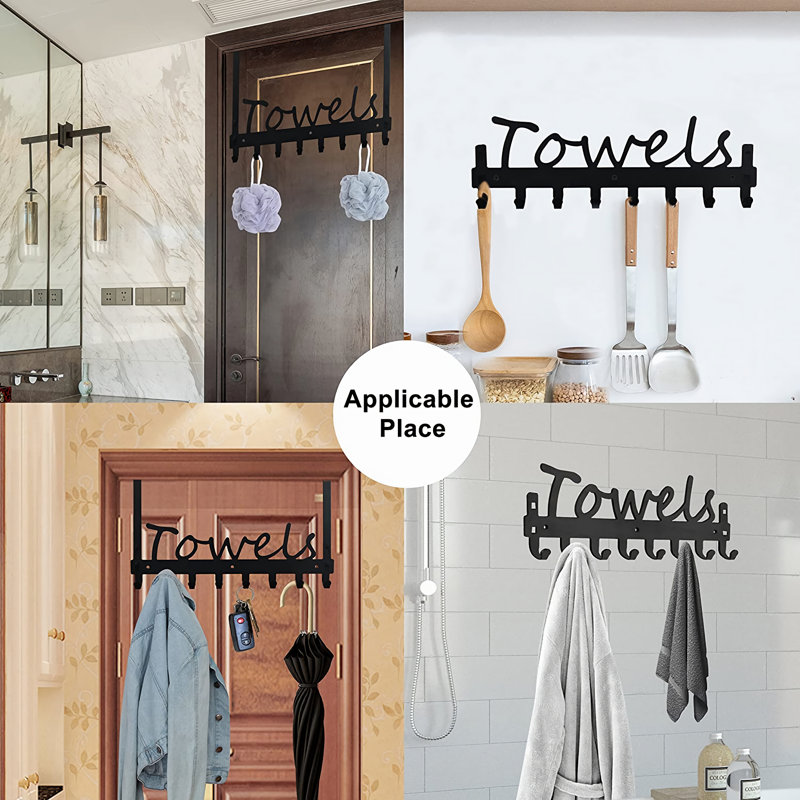 1 Wall Towel Rack
