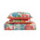 Ensemble de courtepointe Paradise Coral / bleu / vert / jaune Coastal