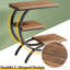 Table de bout chic, table d'appoint en forme de C, table de canapé