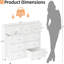 98.7 cm W Chest of 9 Drawers-865704832