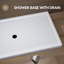 Base de bac de douche en alcôve avec drain central l 60 po x P 32 po-133866525