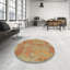 Tapis décoratif multicolore à motif abstrait-1628653748