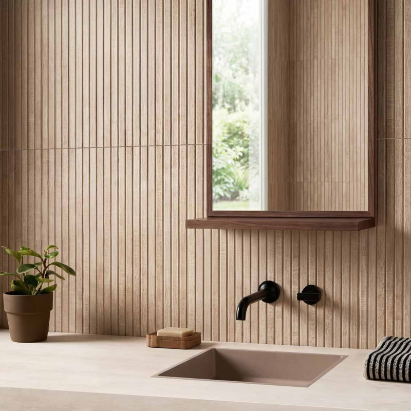 Kenridge Ribbon 24X48 Matte Porcelain Tile, Brown
