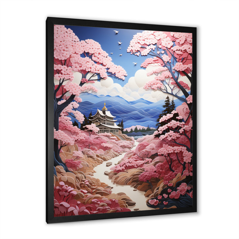 Leffert Barn in Spring II - reproduction, Impression noire sur toile encadrée, H 20 po x l 12 po x P 1 po