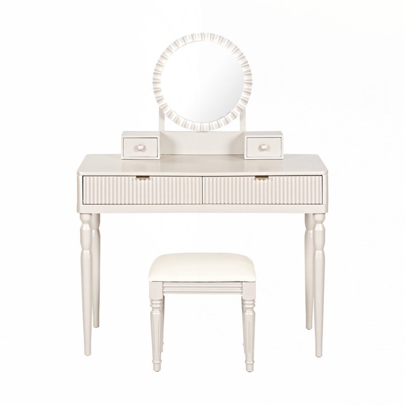 Luxury Stylish Dressing Table Set, Champagne