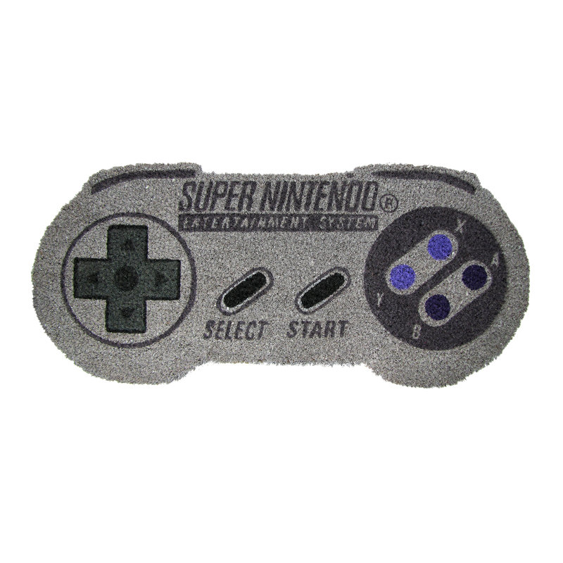 Tapis d'entrée antidérapant 30 "x 19" pour console SNES