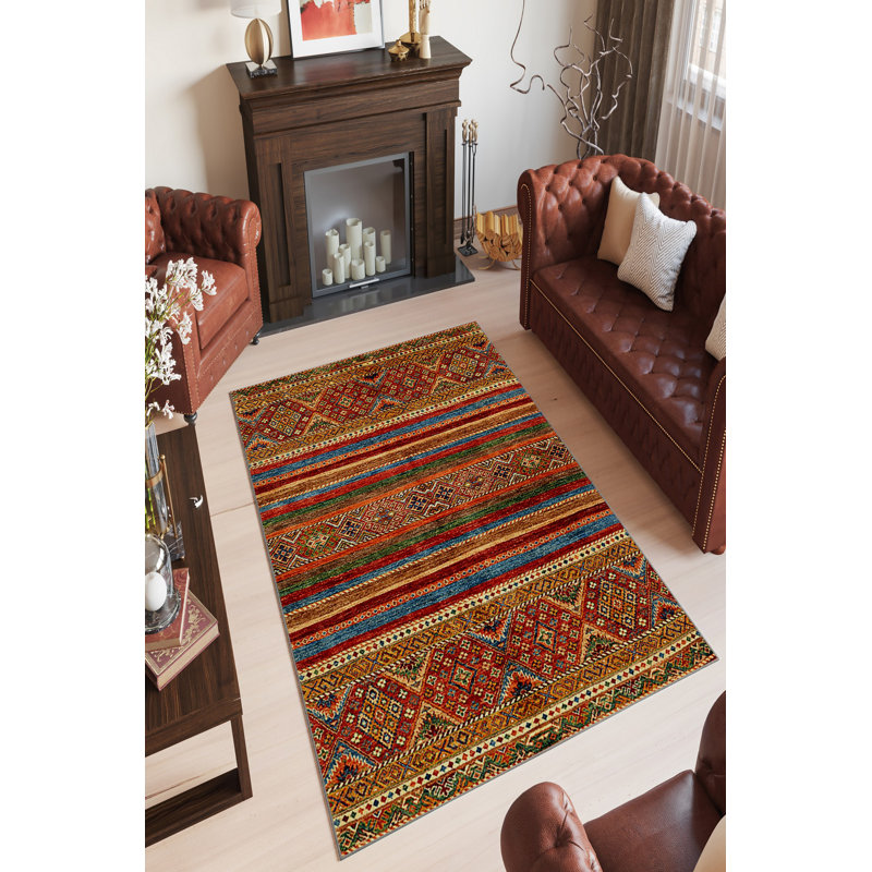 High-Quality Hall Carpet, 3.3 x 6.6 Feet, Brown | 100% Polyester, 650 GSM | Antibacterial, Eco-Friendly, Non-Slip PVC Dot Underside | Machine Washable, 0.2 in Pile Height | Perfect for Home Entryway & Living Areas