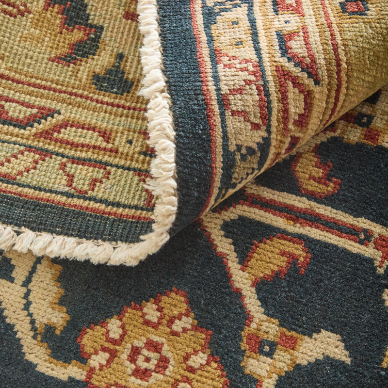 Tapis oriental traditionnel Alton, Noir, Rectangle 5 pi 6 po x 8 pi 6 po