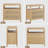 Rattan Nightstand With 2 Drawers,26''Farmhouse Bedside Table-1838655193-1838655192