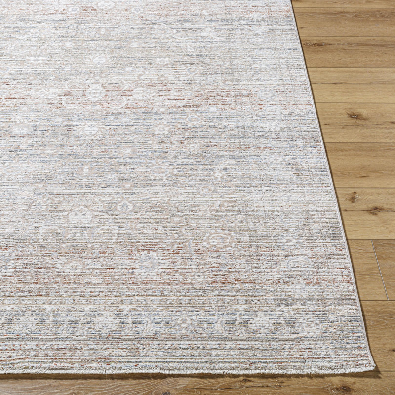 Ruford Traditional Machine Woven Area Rug, Rectangle 8'10" x 12'10"