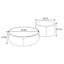 Ensemble de tables basses modernes simples et luxueuses