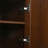 Farmhouse Wooden TV Stand With Sliding Tambour Door, Fluted Media Console With Adjustable Storage-1576506977