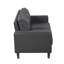 Fauteuil rustique en similicuir 3 pièces Rustic