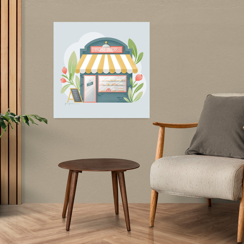 Contemporary Bake Shop Iv With Bake Baking Art, 24" H x 24" W