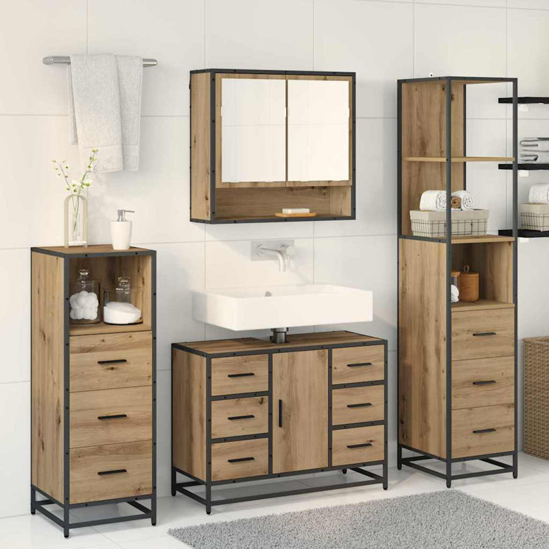 Vanity & Mirror Set