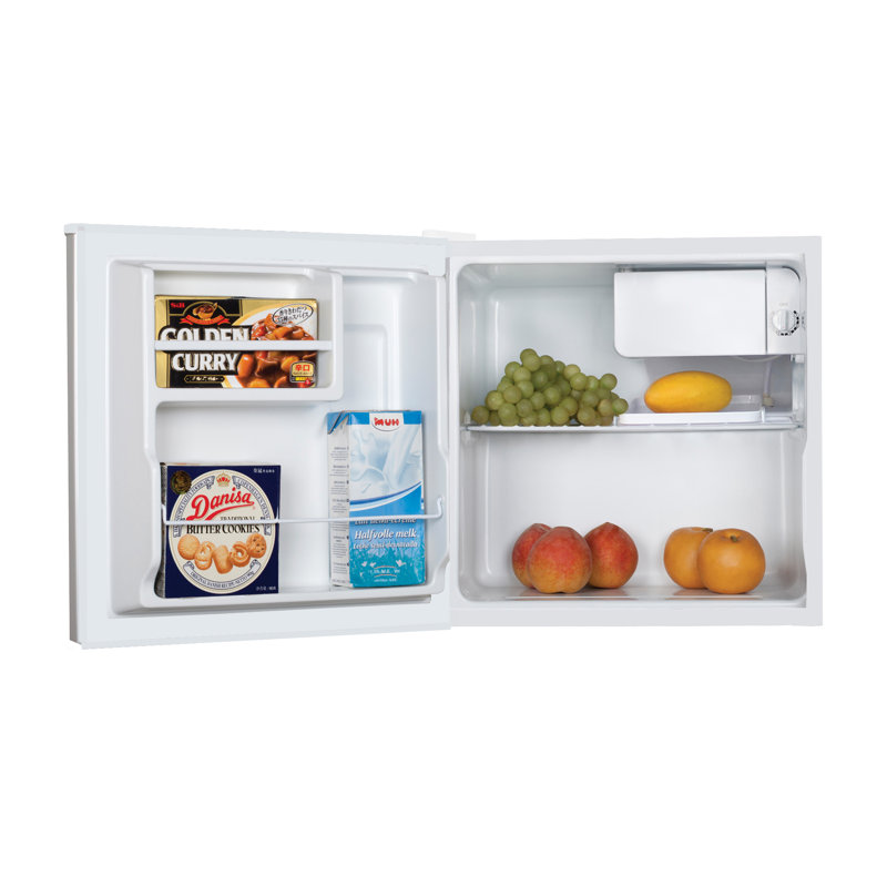 Koolatron 1.7 cu ft Compact Fridge with Freezer (47L), White