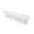 FixtureDisplays® 24 X 8 X 8", 5-Slot Divided Candy Bulk Bin Clear Acrylic Countertop Display Assembly Video in Descripion 100808