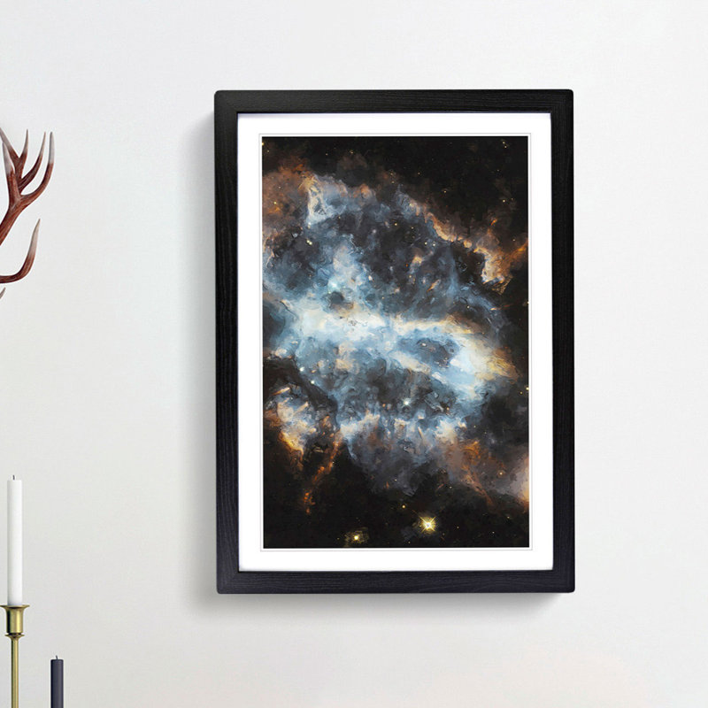 Universe in Abstract Vol.14 - Picture Frame Graphic Art Print, Black Framed, 36cm H x 27cm W x 2cm D