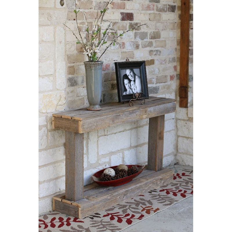 Mena 46'' Solid Wood Console Table, Natural