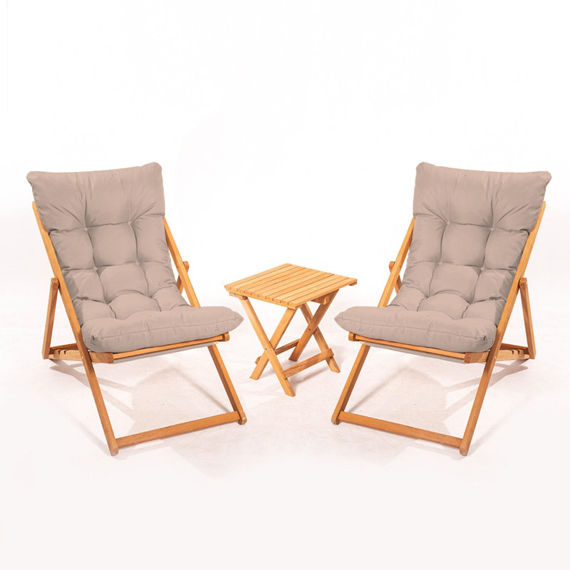 Phillippi 2 - Person Seating Group with Cushions, Beige