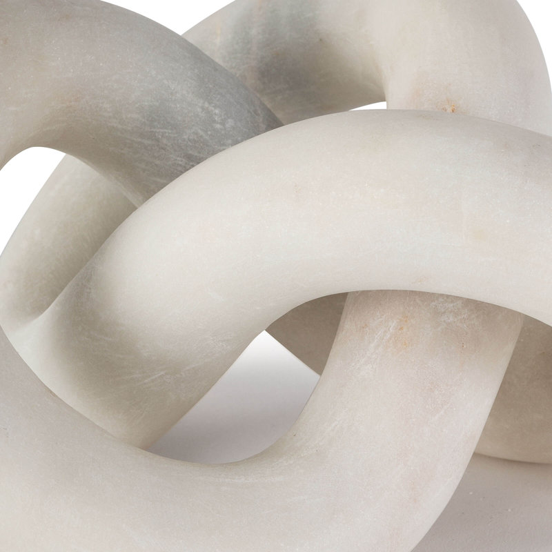 Bruno Abstract Figurines & Sculptures, White
