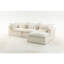 Canapé d'angle modulaire, tissu gaufré de 102,3 pouces, canapé infonuagique de Modern Home-1413579123