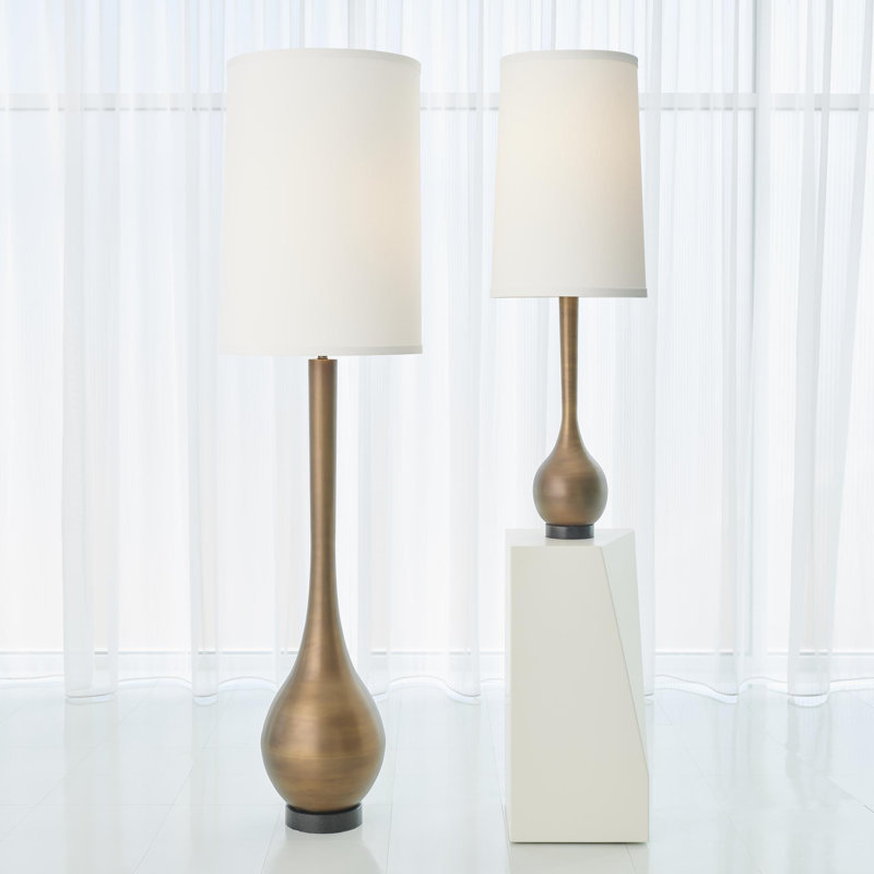 Lampe sur pied Bulb, Bronze clair