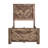 Rustic Brown Twin Size Bed For Bedroom, Wood And Engineered Wood, With Headboard, Rails, Box Spring Required Bedroom Furniture Bed, Wooden Construction-1035840008-1035840014
