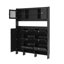 Armoire à chaussures multifonctionnelle avec 6 tiroirs rabattables et 3 tablettes réglables-372989418