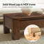 Table basse avec rangement en chêne massif Waynesville-1281479795