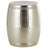 Beardall Aluminum Drum Shaped Accent Table with Hammered Design-156517518-261002437