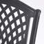 Ensemble de 2 chaises de patio en aluminium avec pieds robustes
