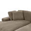 Grand canapé modulaire à double assise en velours côtelé Large Seating-131519669
