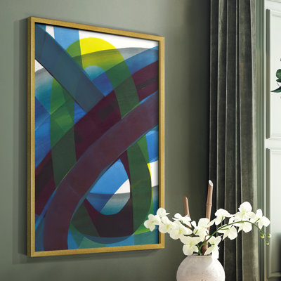 Cool Network I Framed Print - Solid Wood
