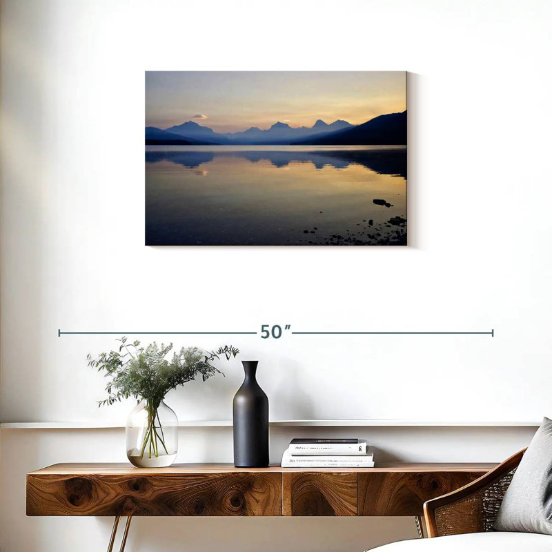 Alvord Glacier Park, lac Sunset, H 20 po x l 30 po