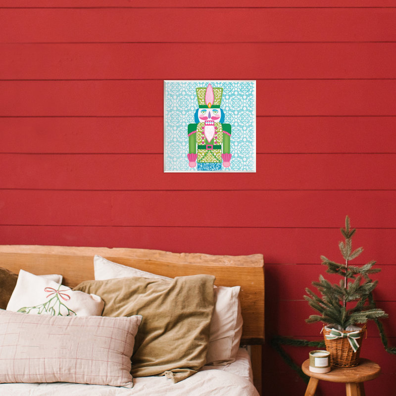 Plaque murale casse-noisette aux couleurs vives, design par Annie Lapoint